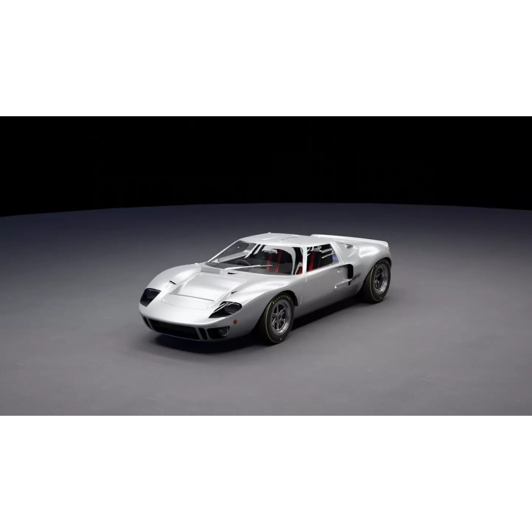 Race Car 3D Model – High Fidelity Vehicle Asset, FBX, Game Ready - View 2