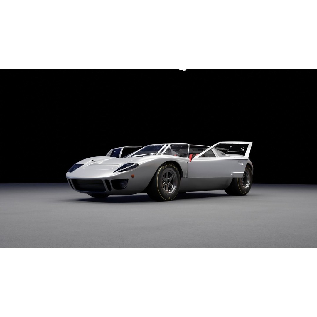 Race Car 3D Model – High Fidelity Vehicle Asset, FBX, Game Ready - View 20