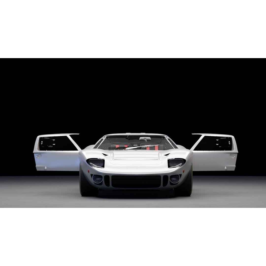 Race Car 3D Model – High Fidelity Vehicle Asset, FBX, Game Ready - View 21