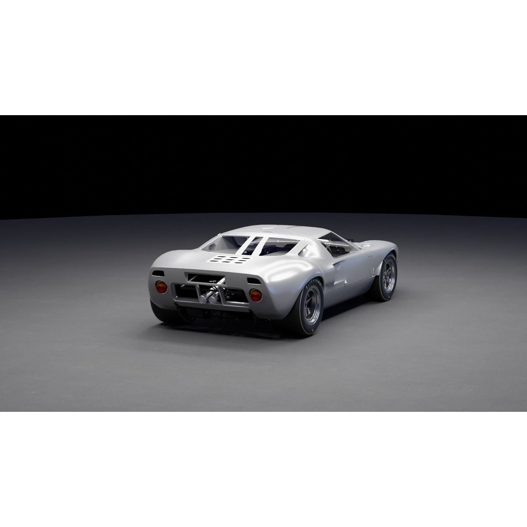 Race Car 3D Model – High Fidelity Vehicle Asset, FBX, Game Ready - View 22