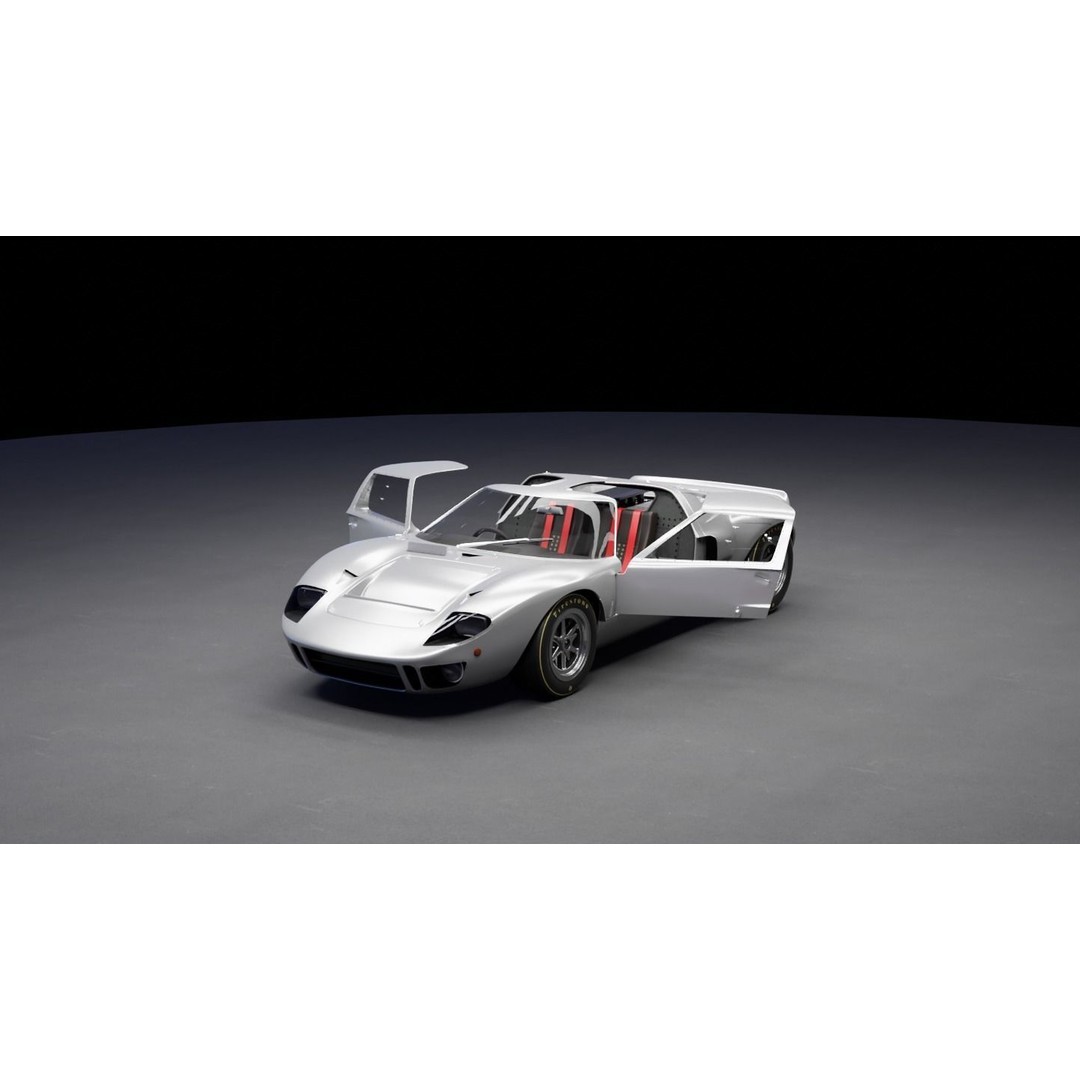 Race Car 3D Model – High Fidelity Vehicle Asset, FBX, Game Ready - View 27