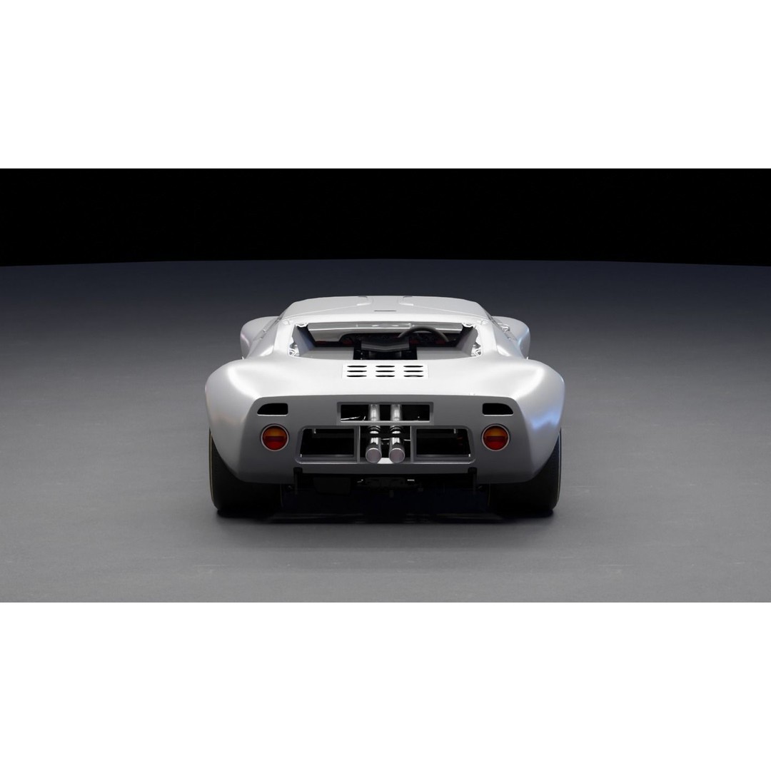Race Car 3D Model – High Fidelity Vehicle Asset, FBX, Game Ready - View 4