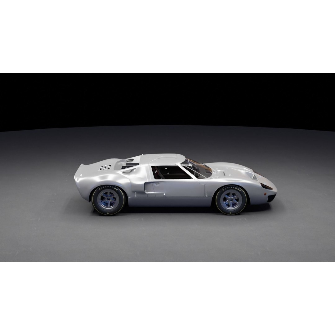 Race Car 3D Model – High Fidelity Vehicle Asset, FBX, Game Ready - View 5