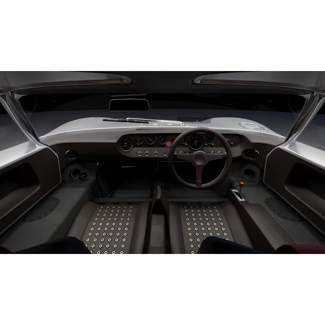 Race Car 3D Model – High Fidelity Vehicle Asset, FBX, Game Ready - View 6