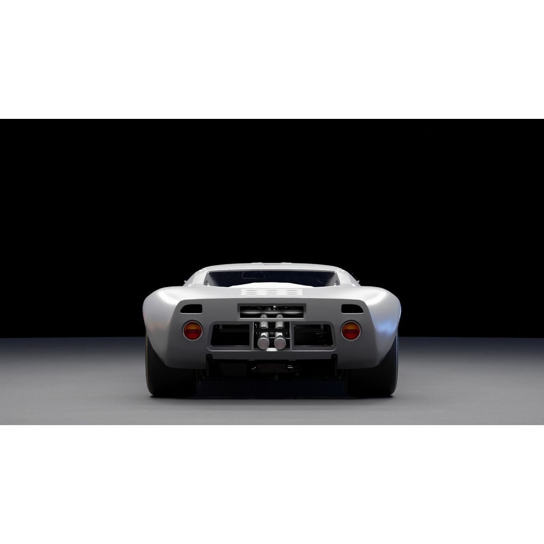 Race Car 3D Model – High Fidelity Vehicle Asset, FBX, Game Ready - View 7