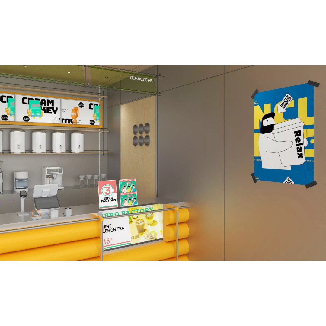 Coffee Shop 3D Model – Modern Interior Design, FBX & OBJ Formats - View 10