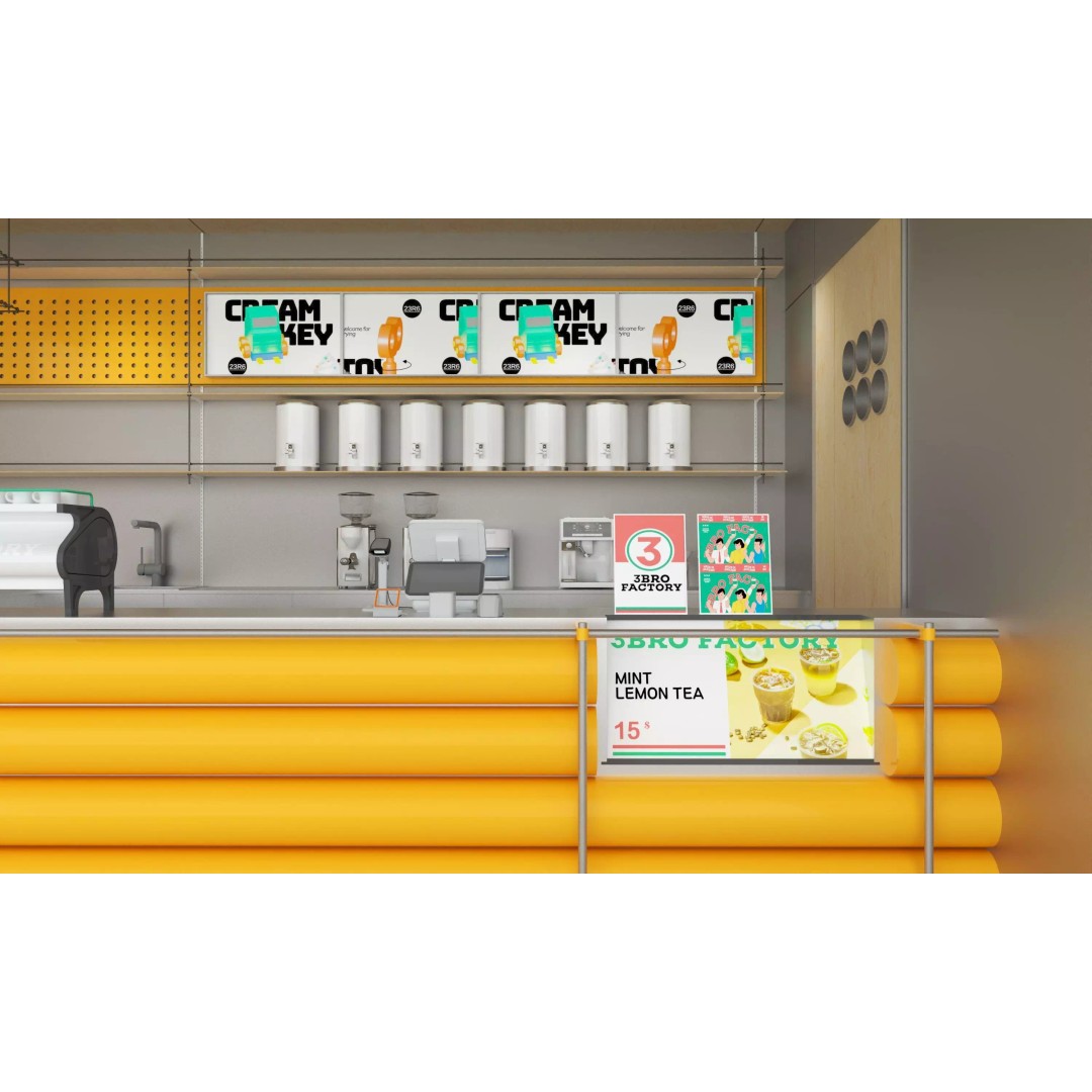 Coffee Shop 3D Model – Modern Interior Design, FBX & OBJ Formats - View 8