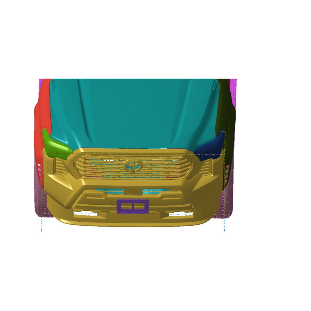 Toyota Tacoma 3D Model – High Detail Scanned Vehicle, STL Format - View 4