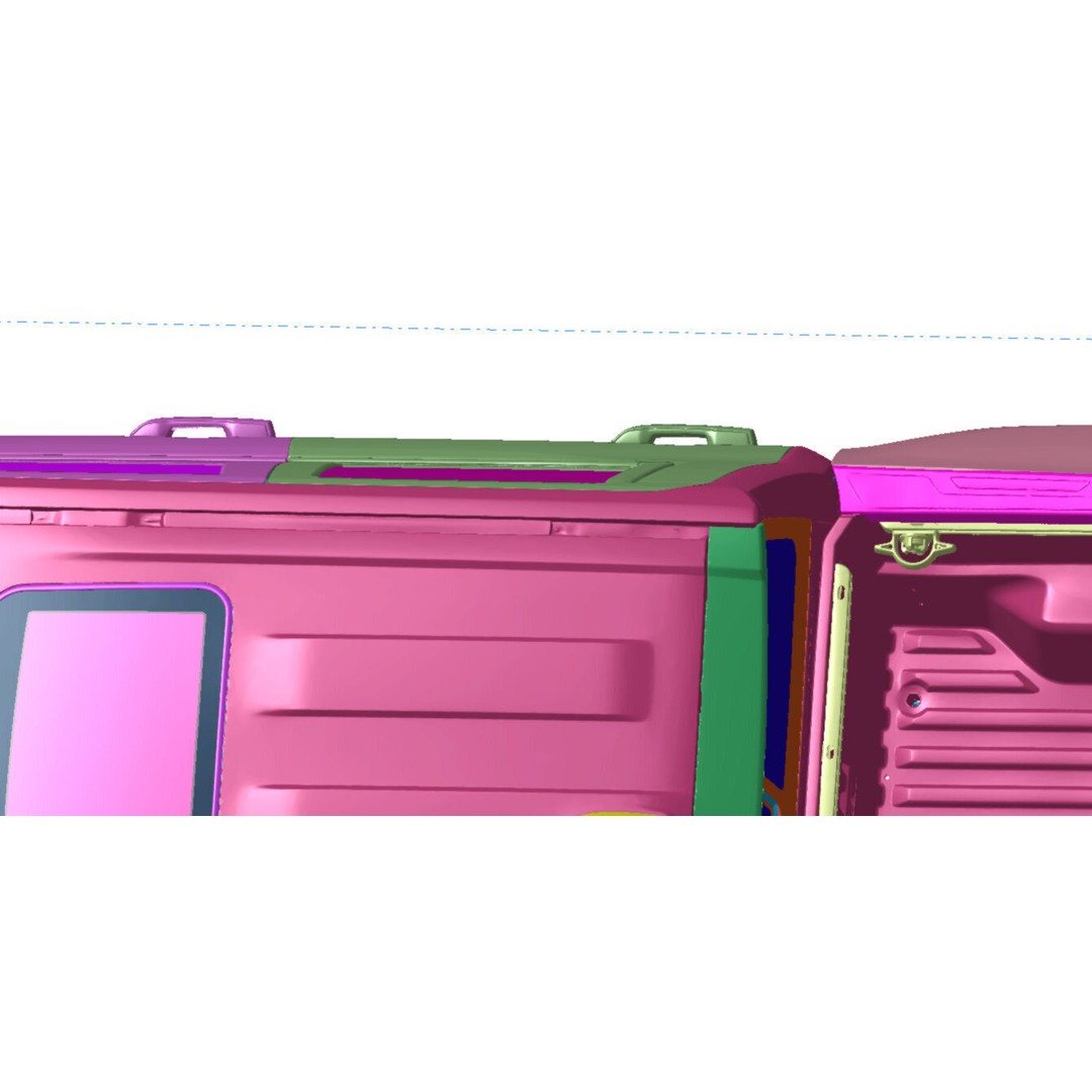 Toyota Tacoma 3D Model – High Detail Scanned Vehicle, STL Format - View 6