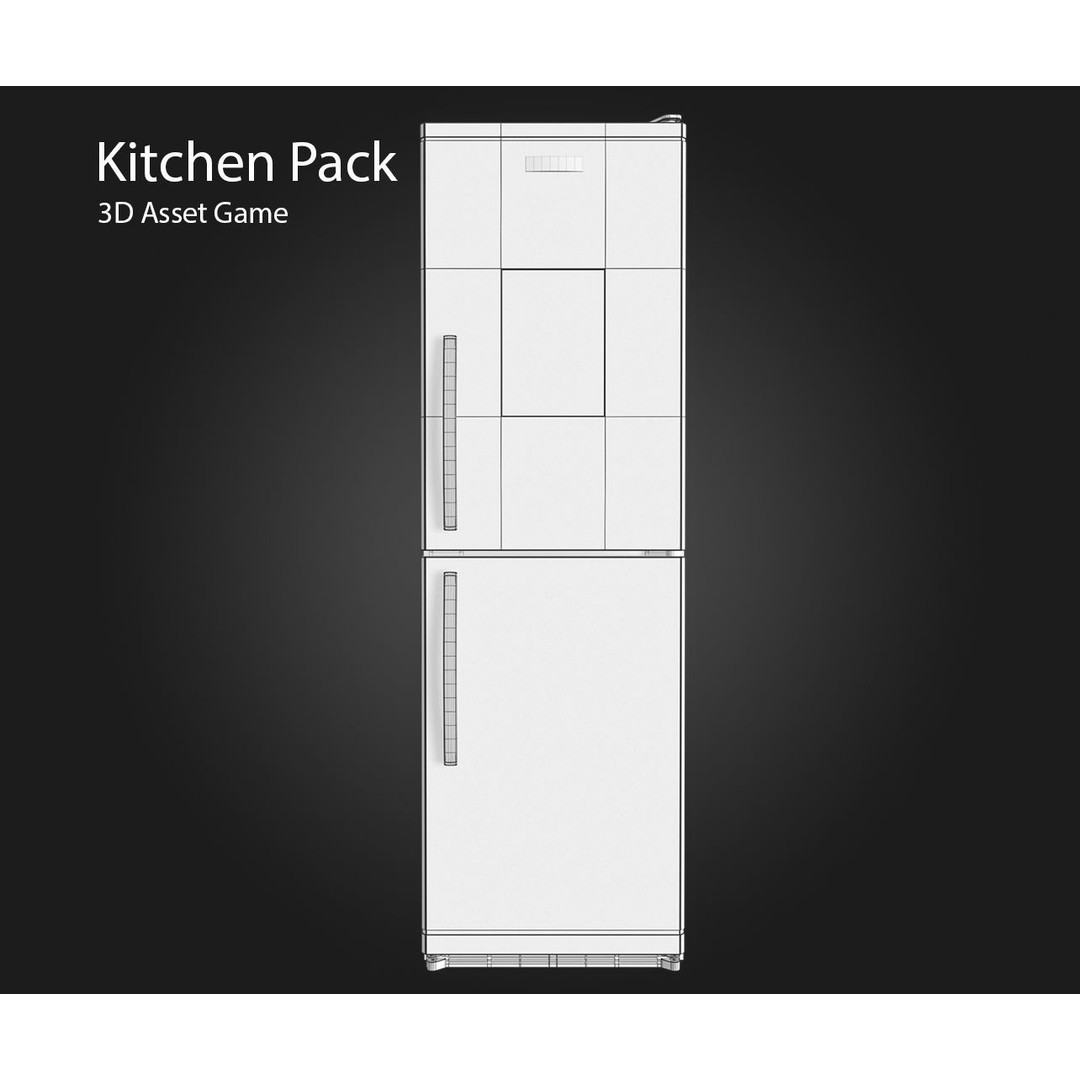 Kitchen Appliances 3D Model – Low Poly Game Ready, PBR Textures - View 15