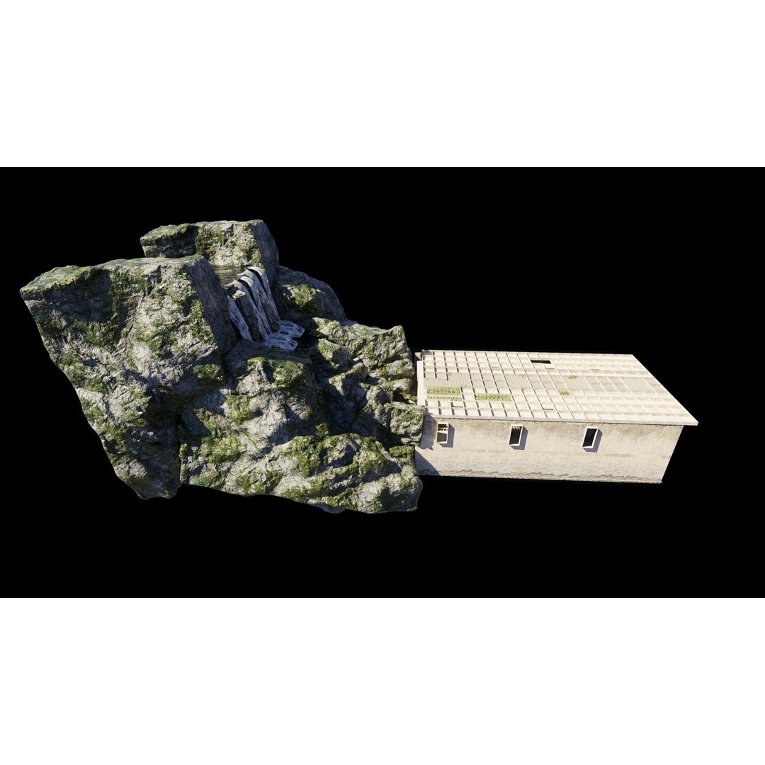 Sacred Tree Scene 3D Model – High Poly Game Asset, Blender, FBX, OBJ - View 10