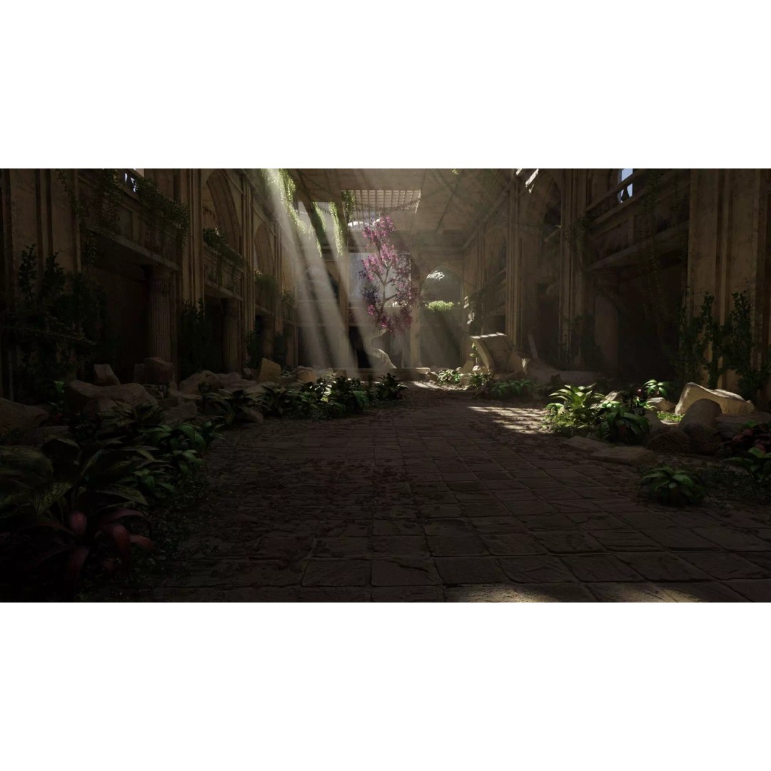 Sacred Tree Scene 3D Model – High Poly Game Asset, Blender, FBX, OBJ - View 2