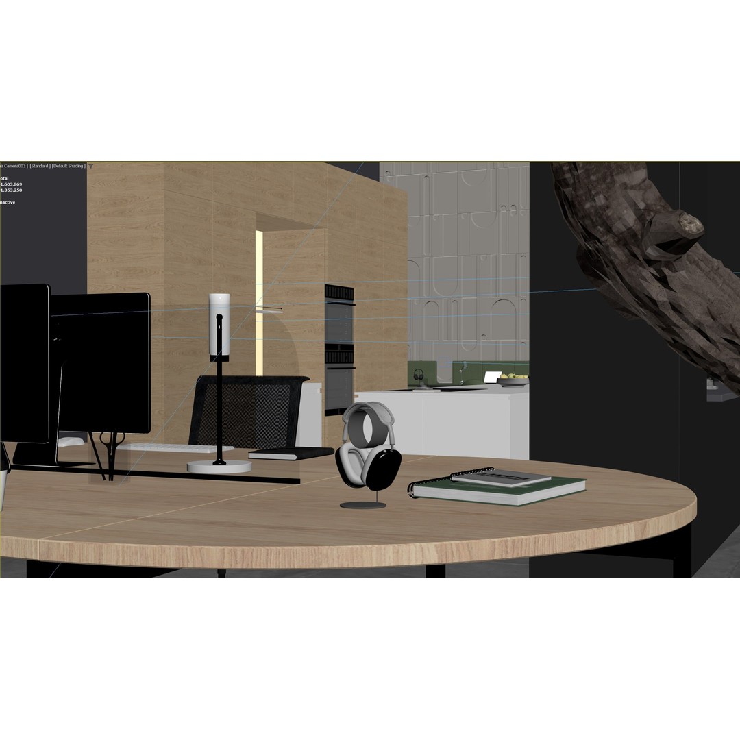 Open Office IV 3D Model – Detailed Architectural Scene, FBX, Corona Render - View 16