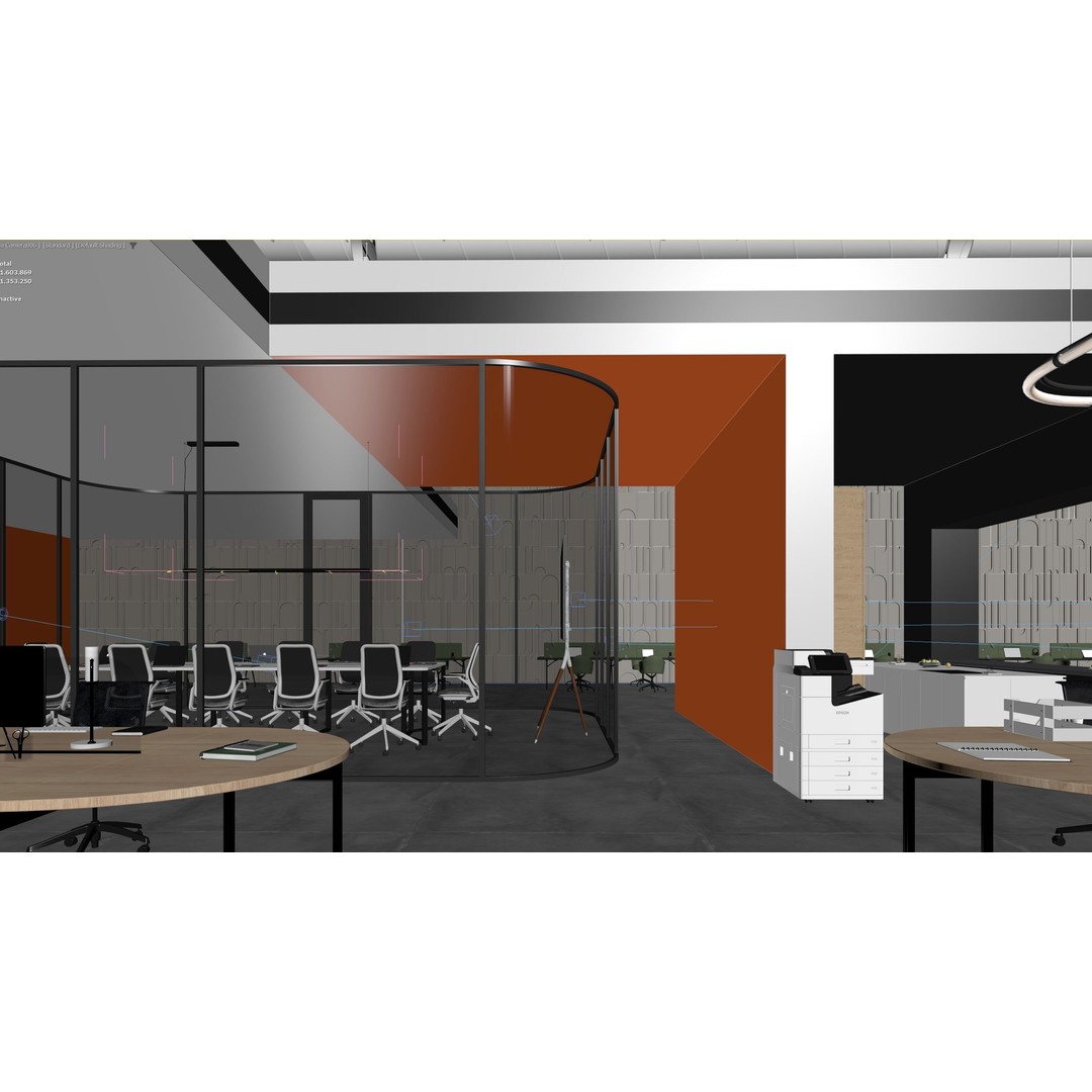Open Office IV 3D Model – Detailed Architectural Scene, FBX, Corona Render - View 19