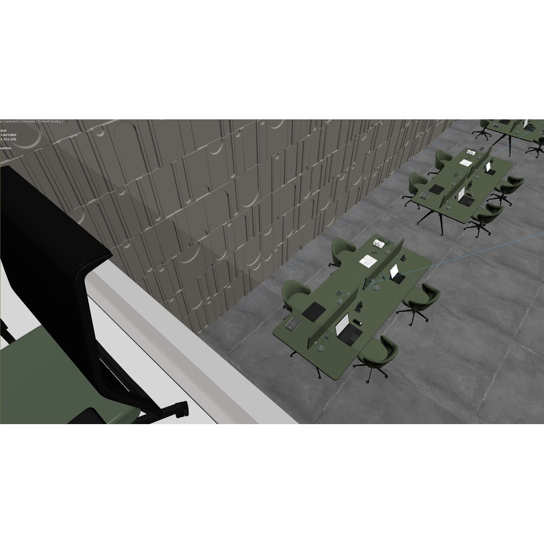 Open Office IV 3D Model – Detailed Architectural Scene, FBX, Corona Render - View 23