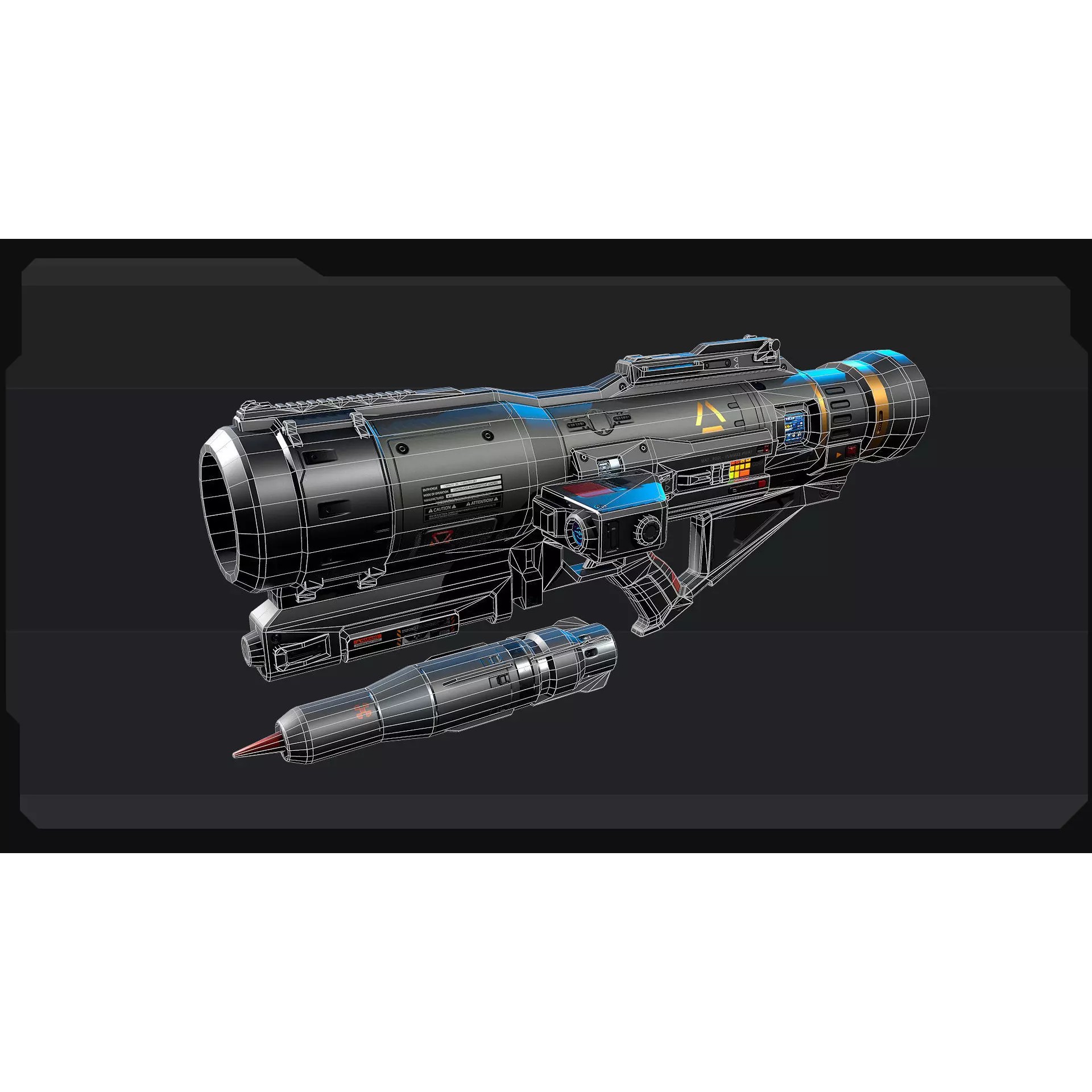 AK9 - Low-Poly Game-Ready 3D Model