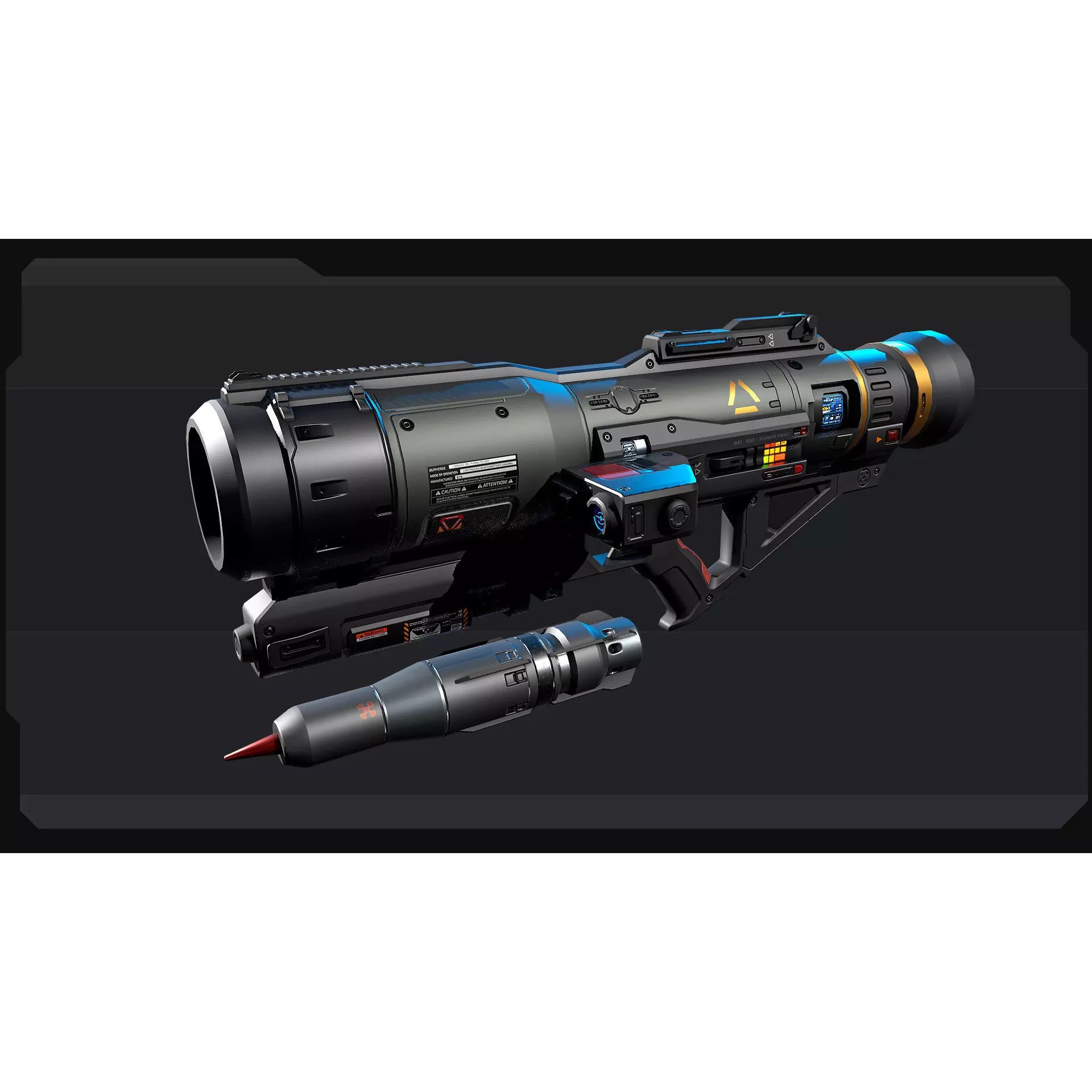 AK9 - Low-Poly Game-Ready 3D Model - View 3