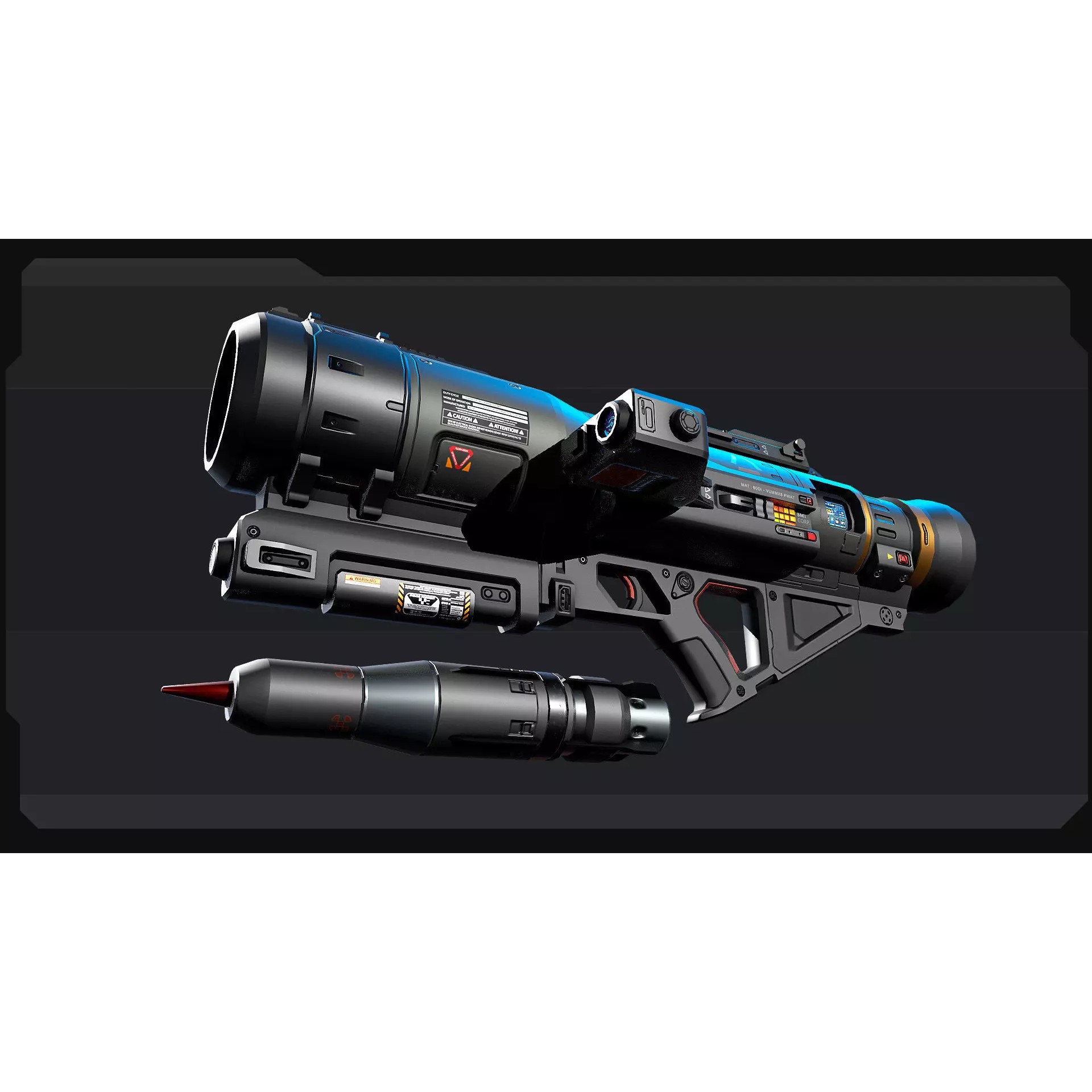 AK9 - Low-Poly Game-Ready 3D Model - View 5