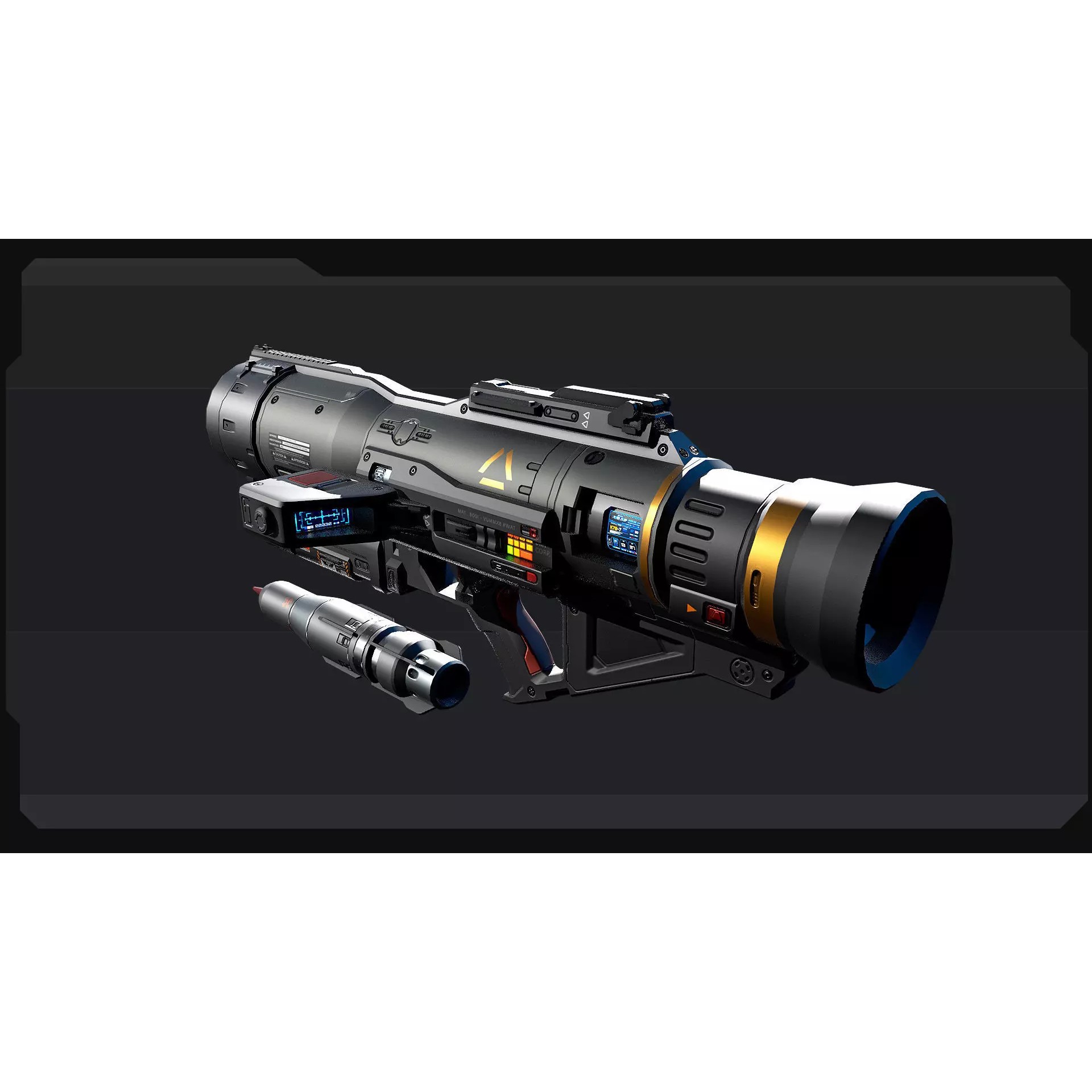 AK9 - Low-Poly Game-Ready 3D Model - View 6