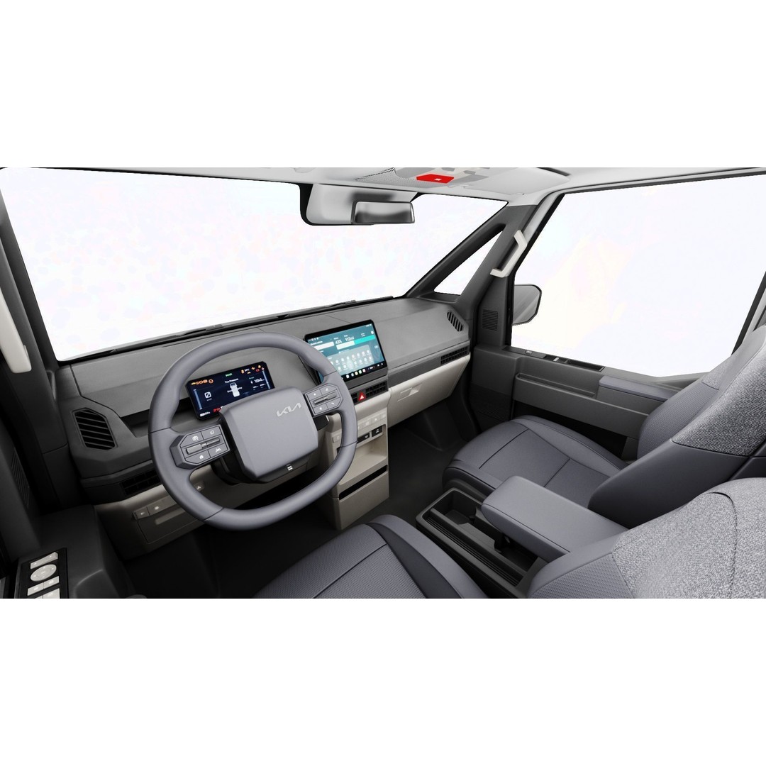 Kia PV5 Cargo 2026 3D Model – Detailed Minivan with Interior, FBX/OBJ - View 15