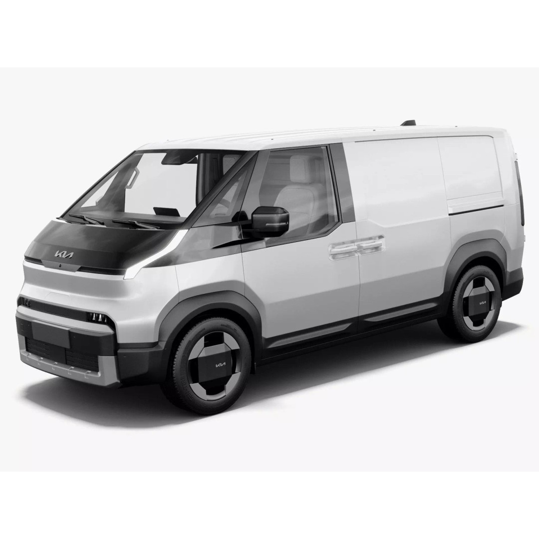 Kia PV5 Cargo 2026 3D Model – Detailed Minivan with Interior, FBX/OBJ - View 2