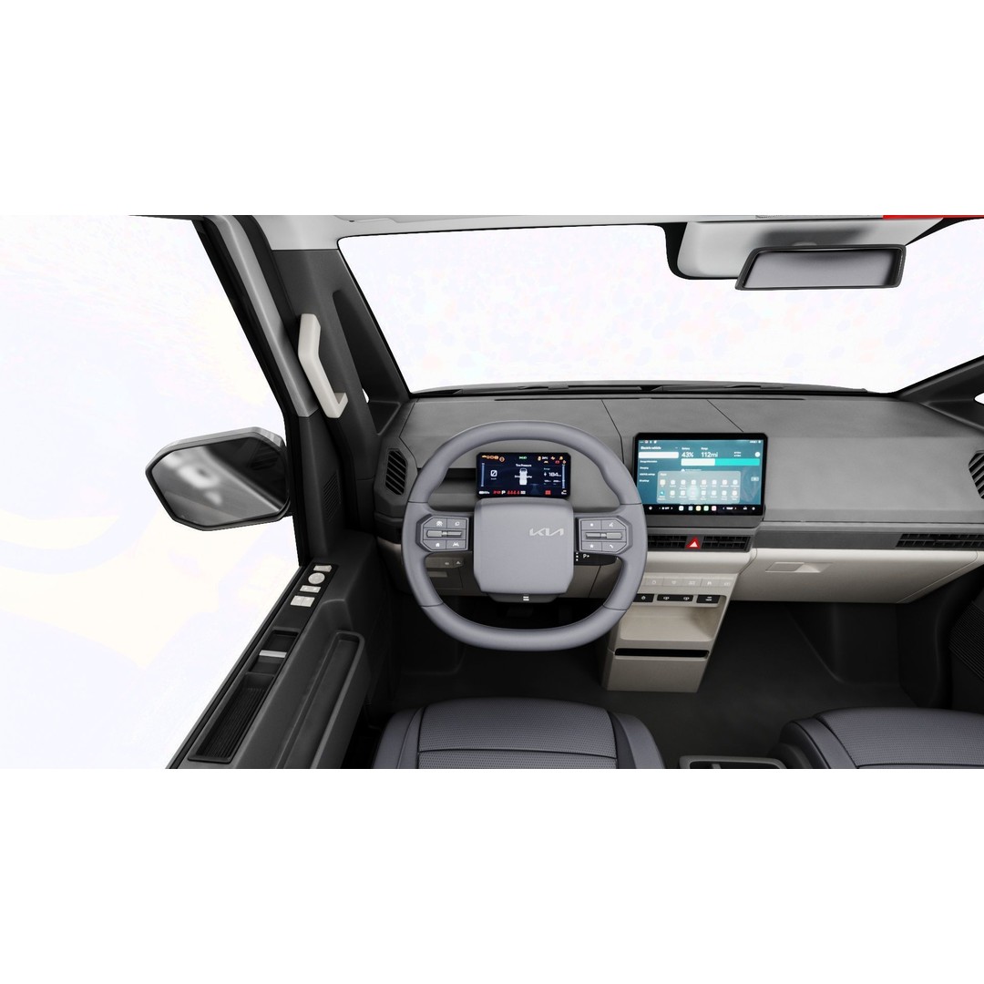 Kia PV5 Cargo 2026 3D Model – Detailed Minivan with Interior, FBX/OBJ - View 20