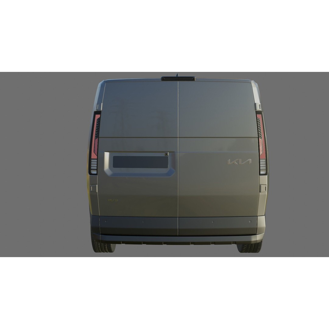 Kia PV5 Cargo 2026 3D Model – Detailed Minivan with Interior, FBX/OBJ - View 27