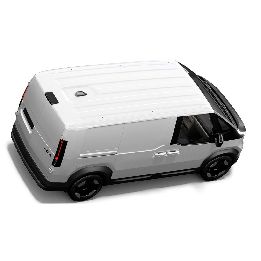 Kia PV5 Cargo 2026 3D Model – Detailed Minivan with Interior, FBX/OBJ - View 8