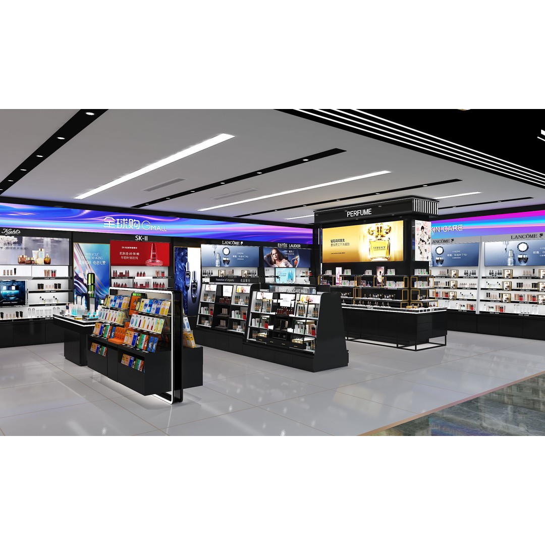 Sephora Cosmetics Store 3D Model – Low Poly Interior Asset, FBX - View 6