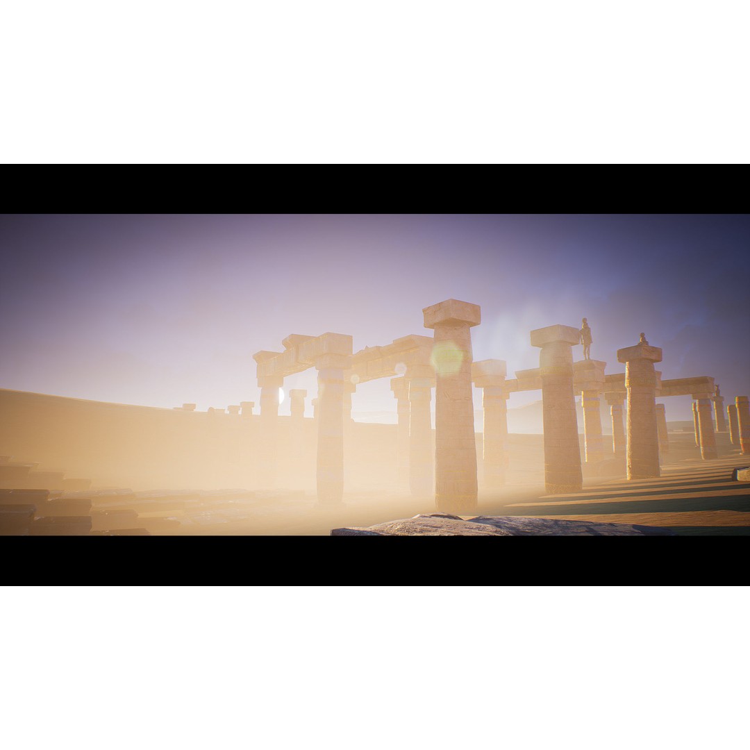 Ancient Egypt Environment 3D Model – Low Poly Historic Scene, UE4 - View 10