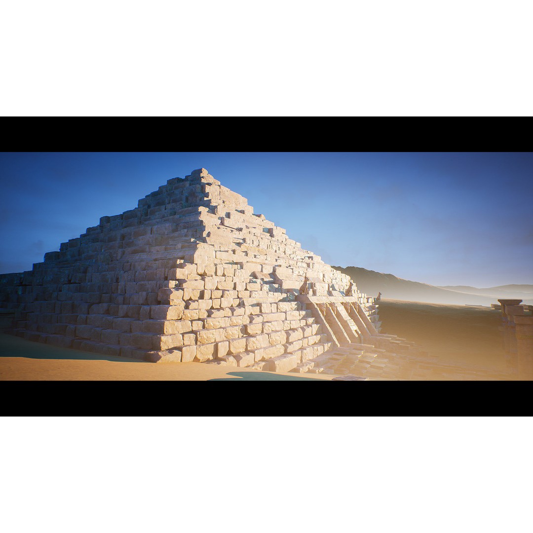 Ancient Egypt Environment 3D Model – Low Poly Historic Scene, UE4 - View 11