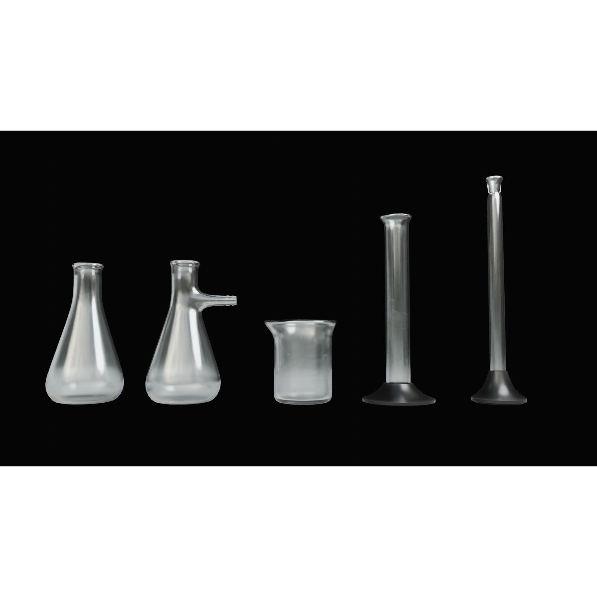 Laboratory Glassware - Low-Poly Game-Ready 3D Model