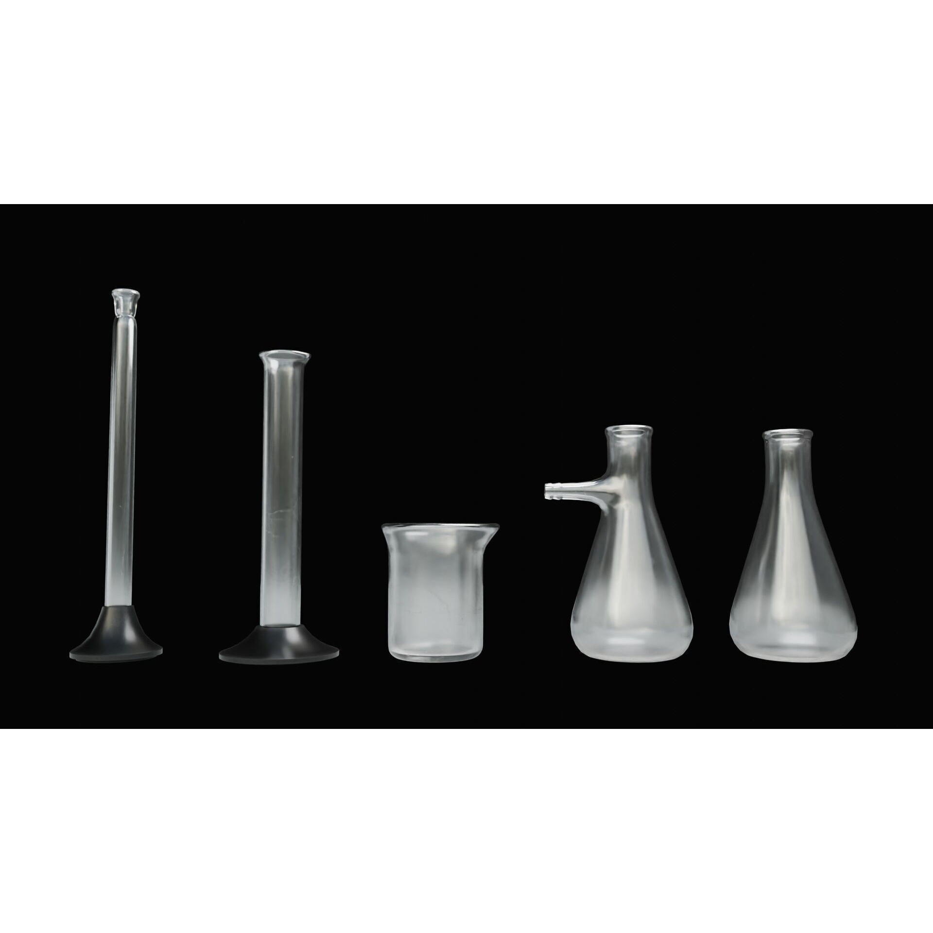 Laboratory Glassware - Low-Poly Game-Ready 3D Model - View 11