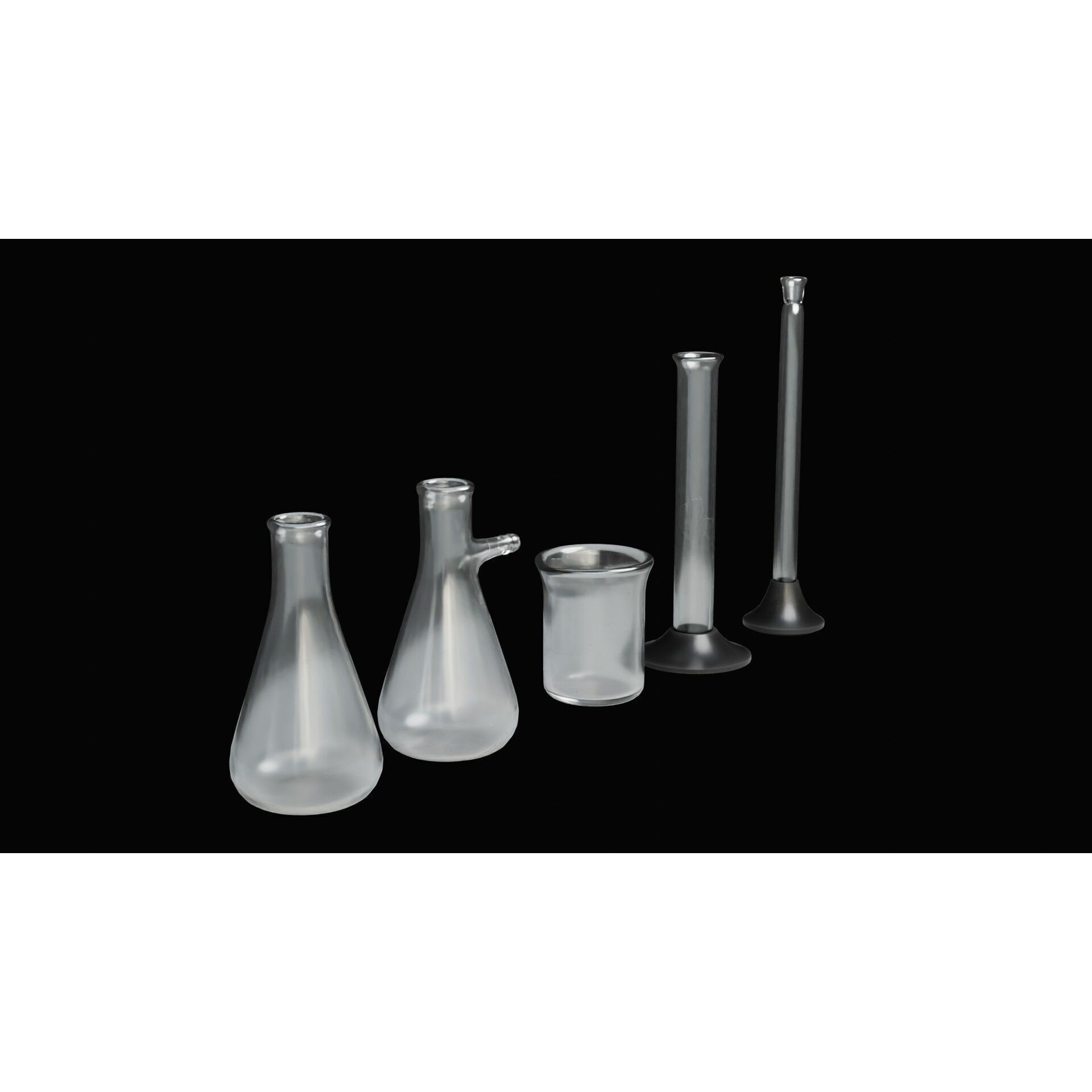 Laboratory Glassware - Low-Poly Game-Ready 3D Model - View 5