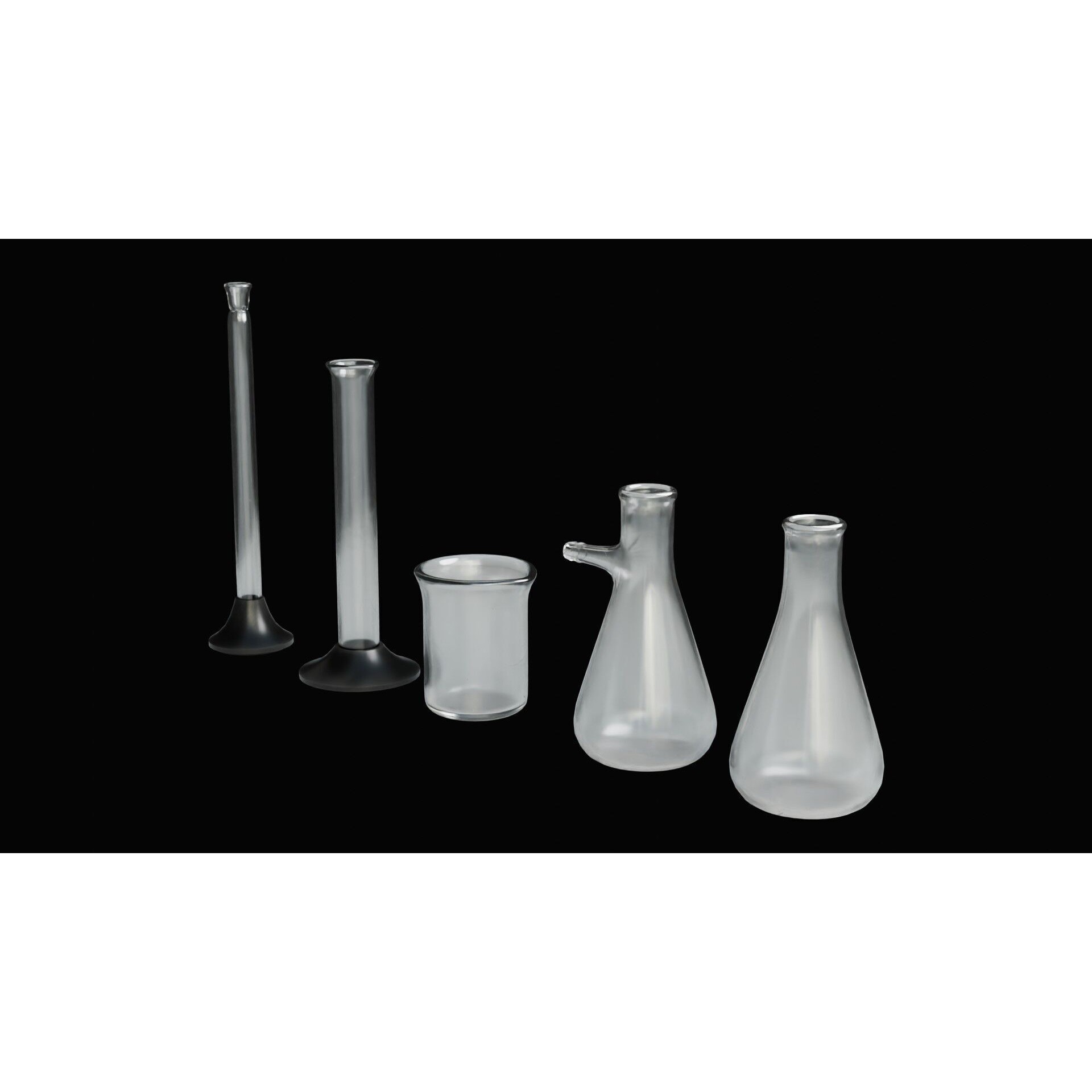 Laboratory Glassware - Low-Poly Game-Ready 3D Model - View 6