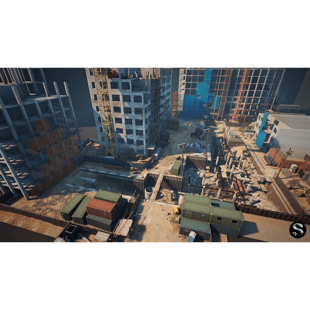 Construction Site 3D Model – Low Poly Game Asset, Unreal Engine - View 18