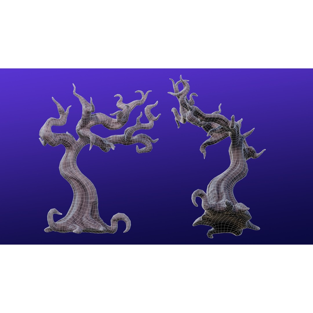 Cartoon Spooky Halloween Props Bundle Pack 3D Model – PBR Textures, FBX, OBJ - View 15