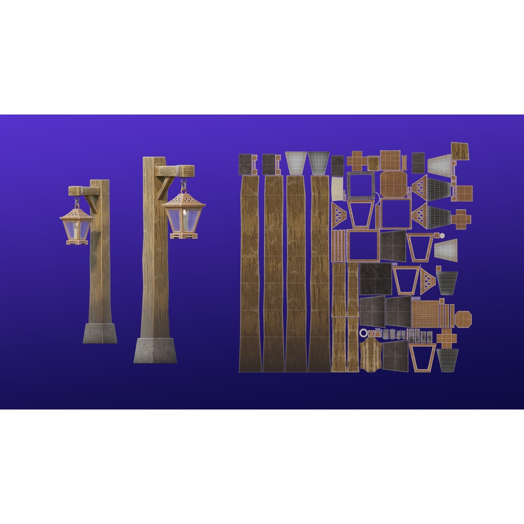 Cartoon Spooky Halloween Props Bundle Pack 3D Model – PBR Textures, FBX, OBJ - View 19