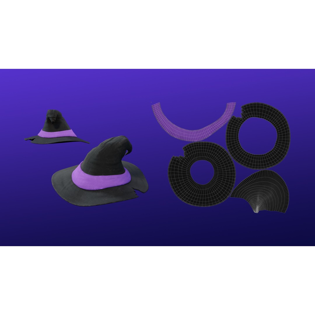 Cartoon Spooky Halloween Props Bundle Pack 3D Model – PBR Textures, FBX, OBJ - View 33