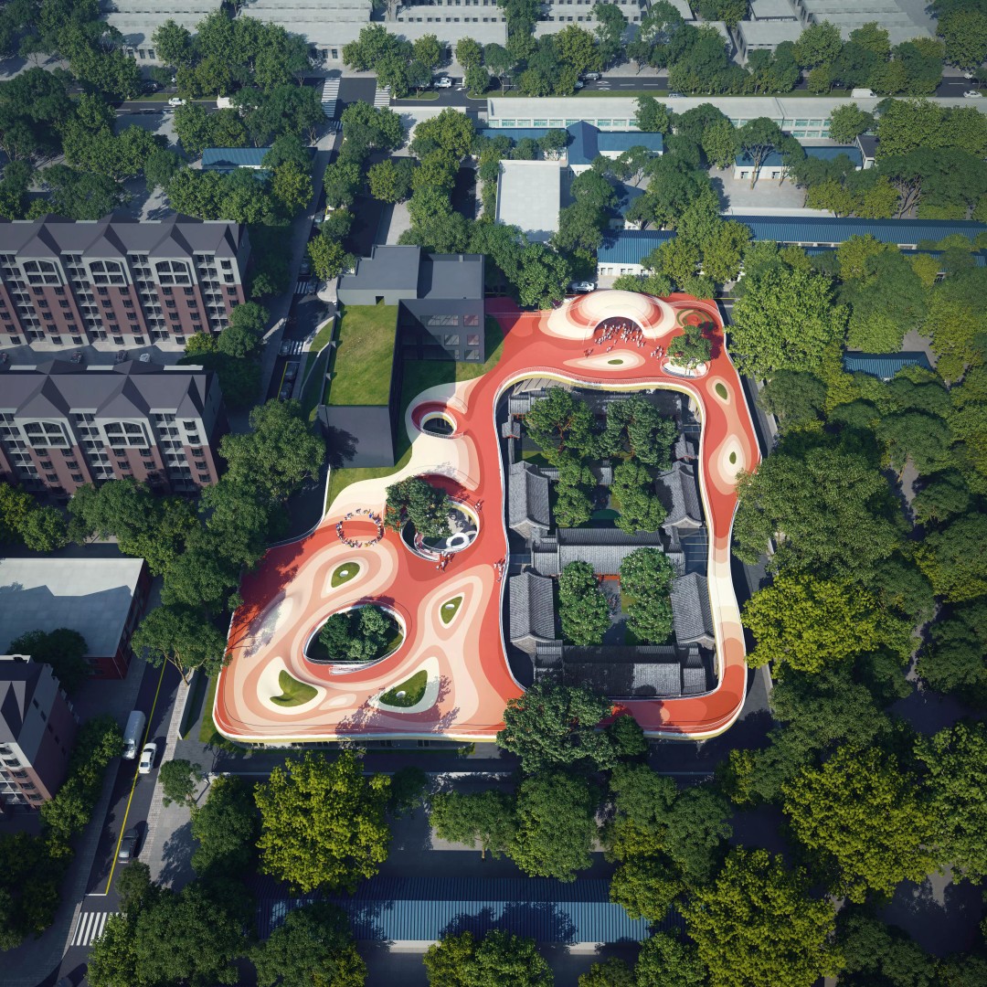 Futuristic Mixed-Use District 3D Model – High Poly Architectural Visualization - View 2