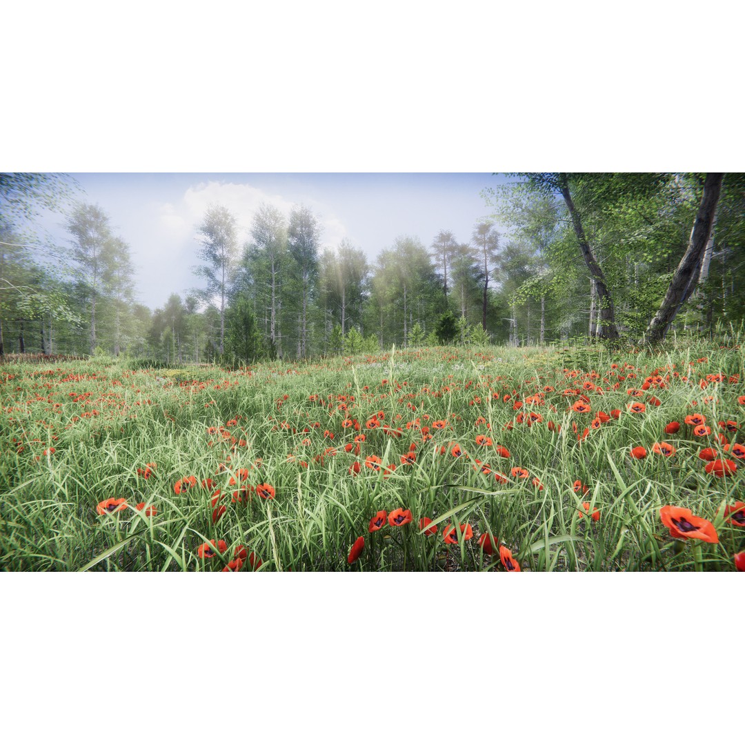 Lake Coniferous 3D Model – Low Poly Environment with Trees, Unity - View 23