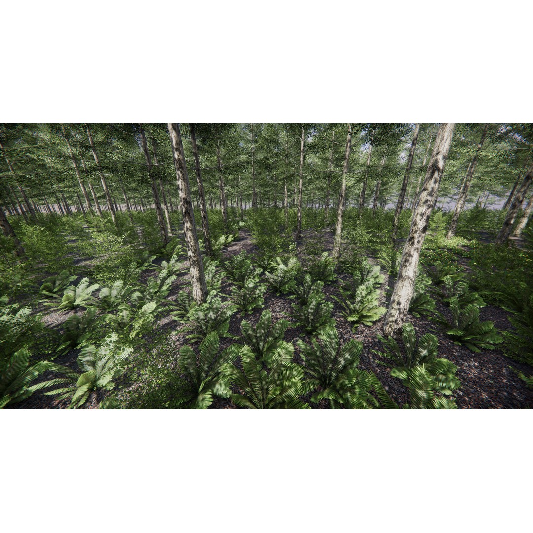 Lake Coniferous 3D Model – Low Poly Environment with Trees, Unity - View 29