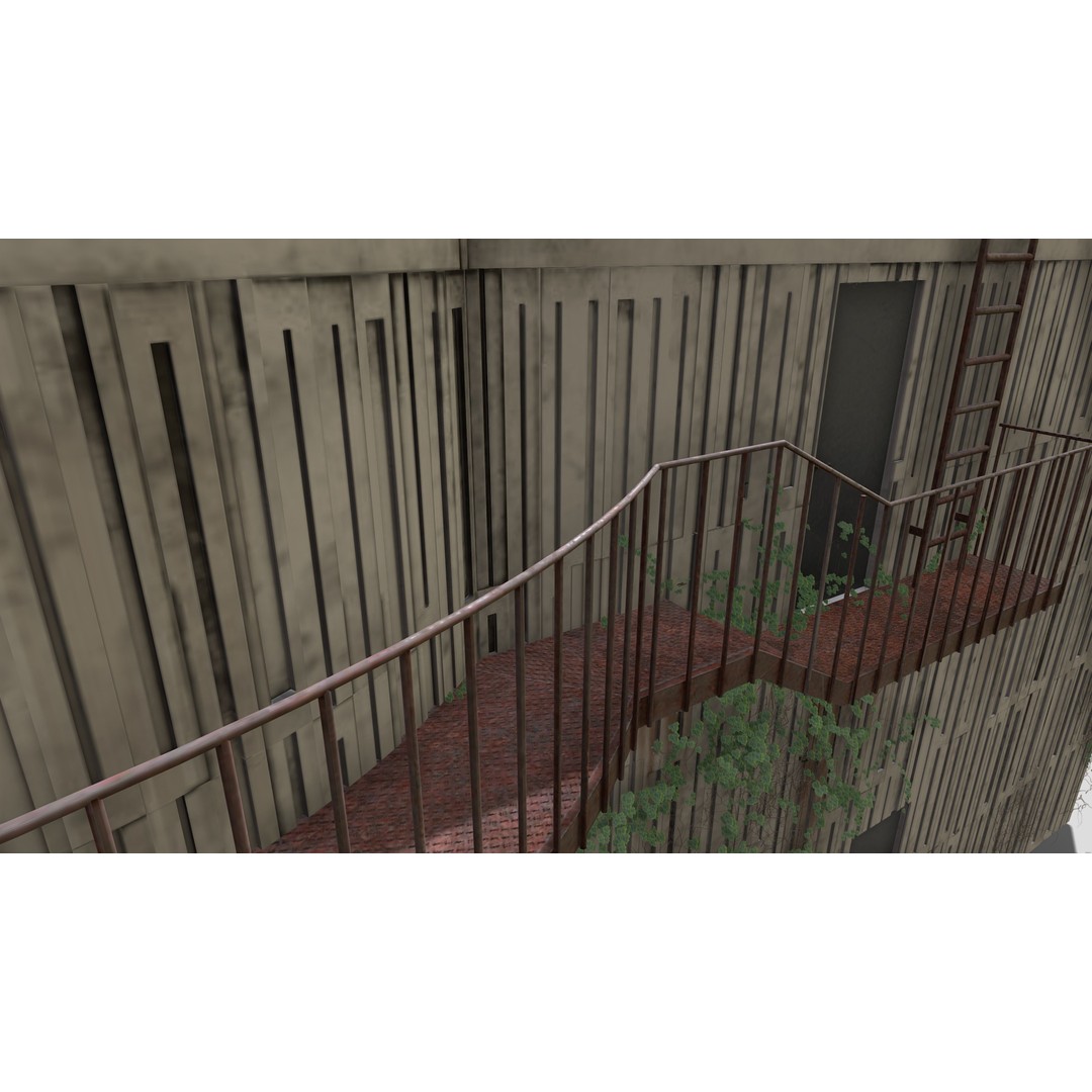 Observatory 3D Model – Low Poly Game Asset, FBX, PBR Textures - View 9