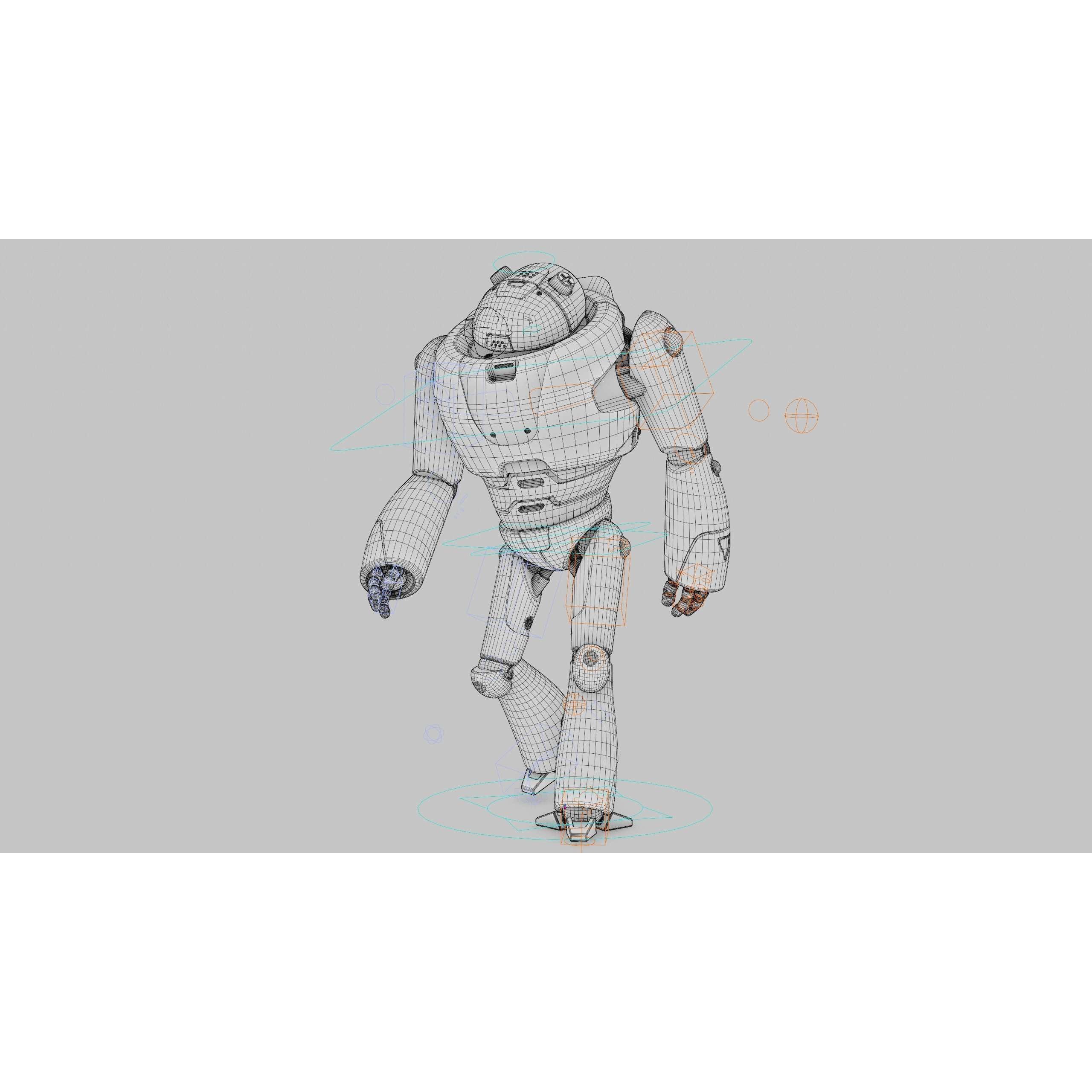 Toy Bot Tilo - Rigged Game-Ready 3D Model