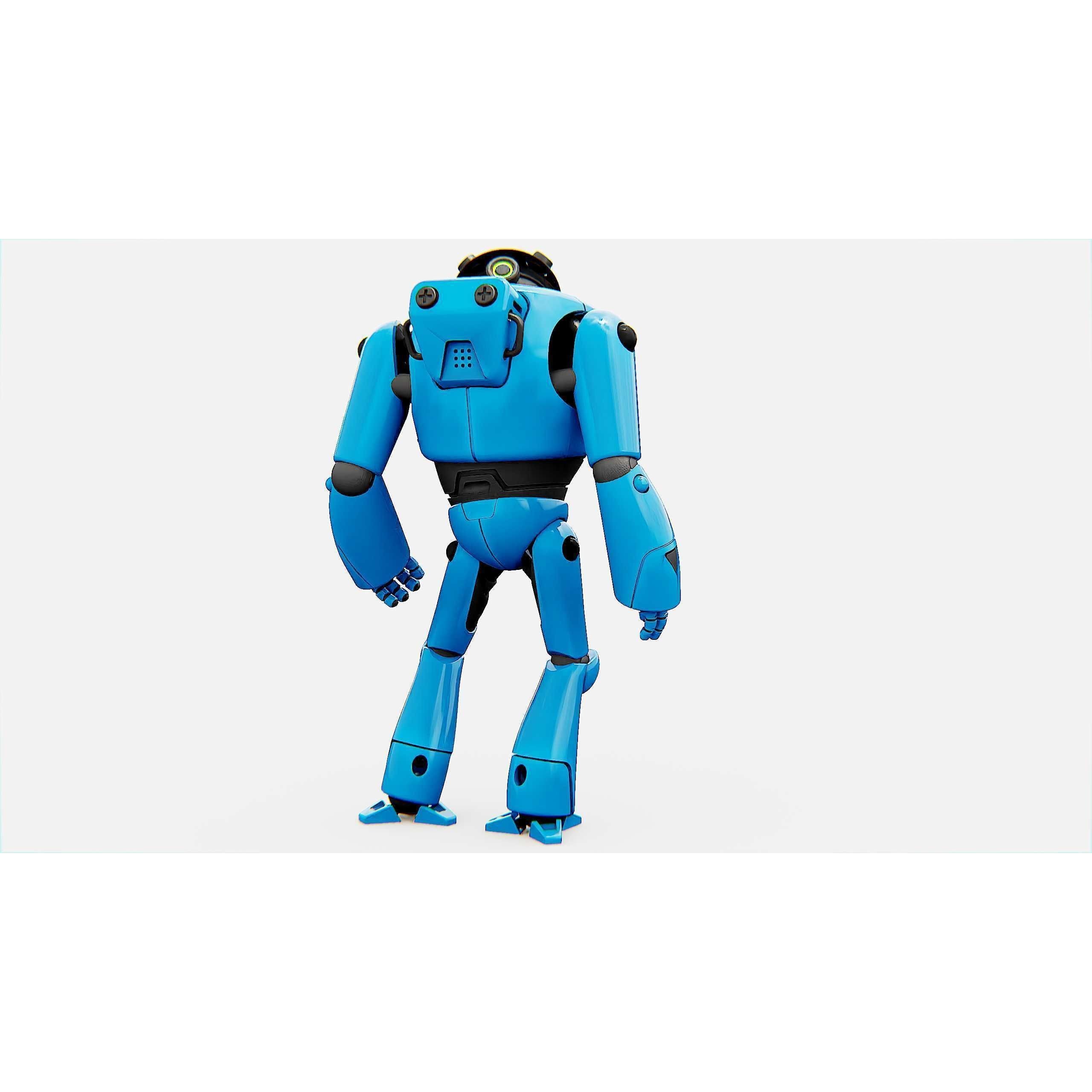 Toy Bot Tilo - Rigged Game-Ready 3D Model - View 11