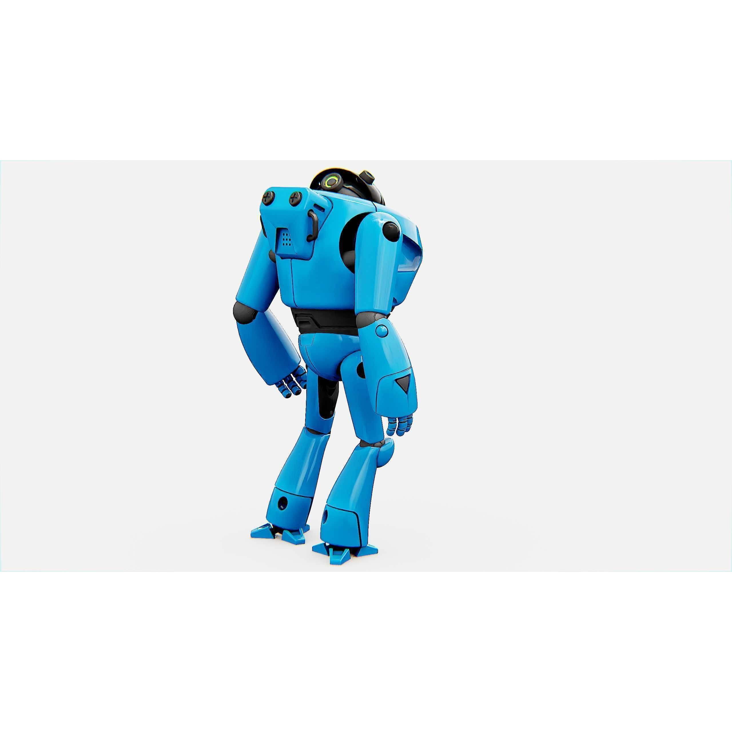 Toy Bot Tilo - Rigged Game-Ready 3D Model - View 12