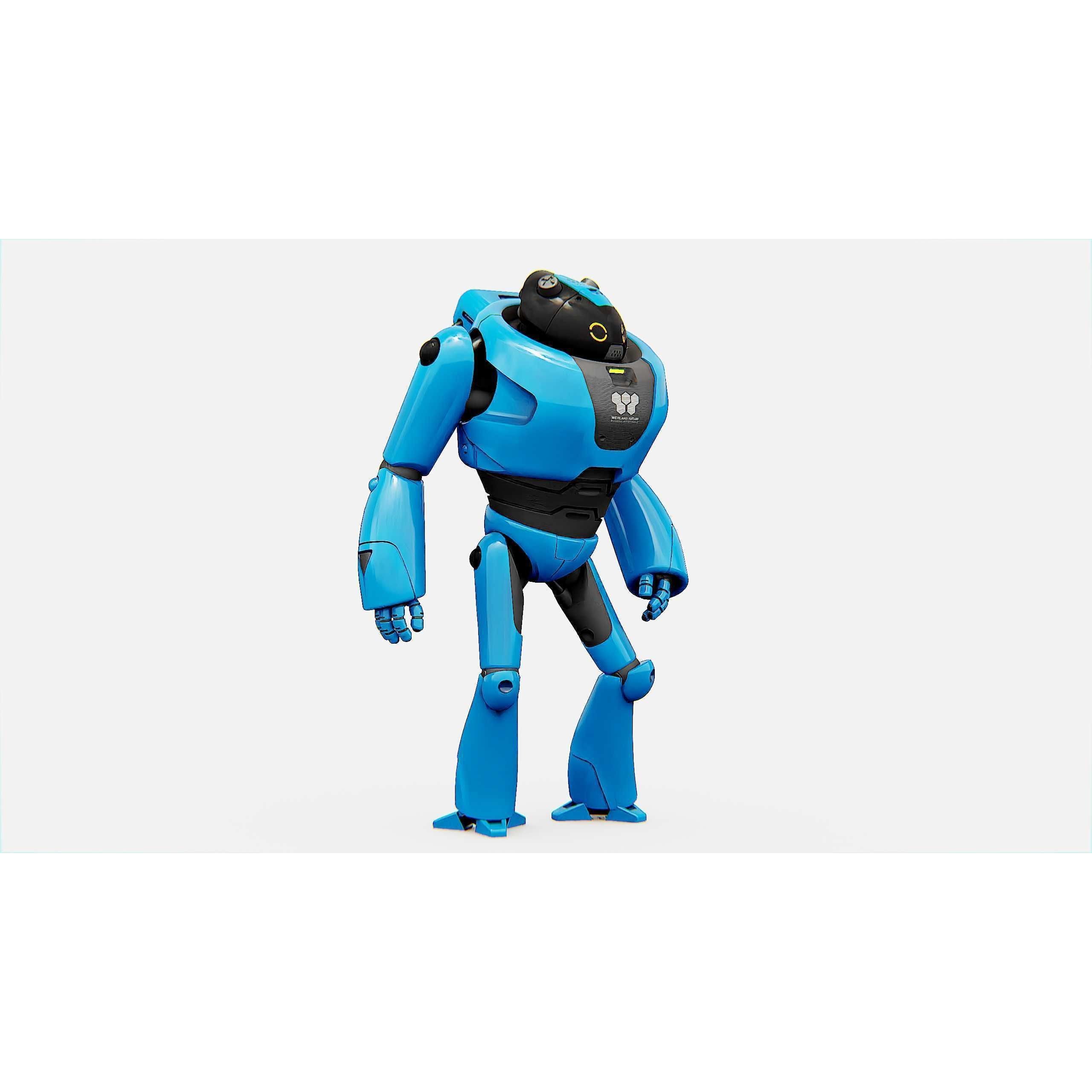 Toy Bot Tilo - Rigged Game-Ready 3D Model - View 15