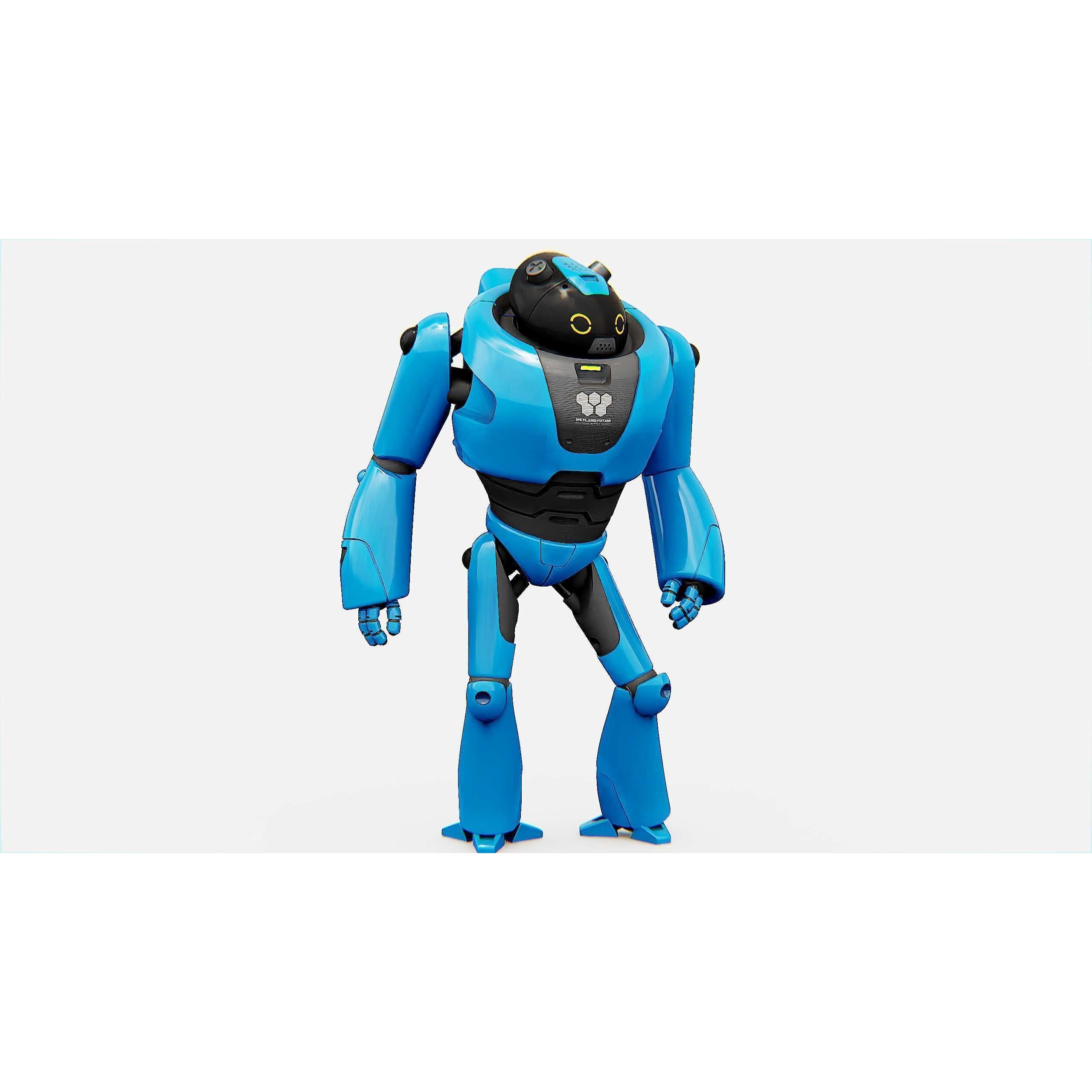 Toy Bot Tilo - Rigged Game-Ready 3D Model - View 16