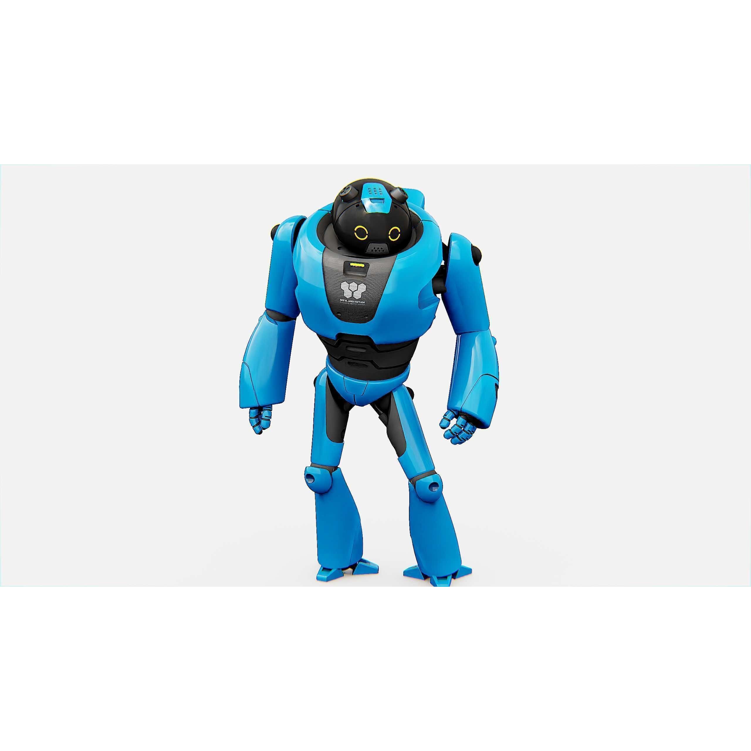 Toy Bot Tilo - Rigged Game-Ready 3D Model - View 17