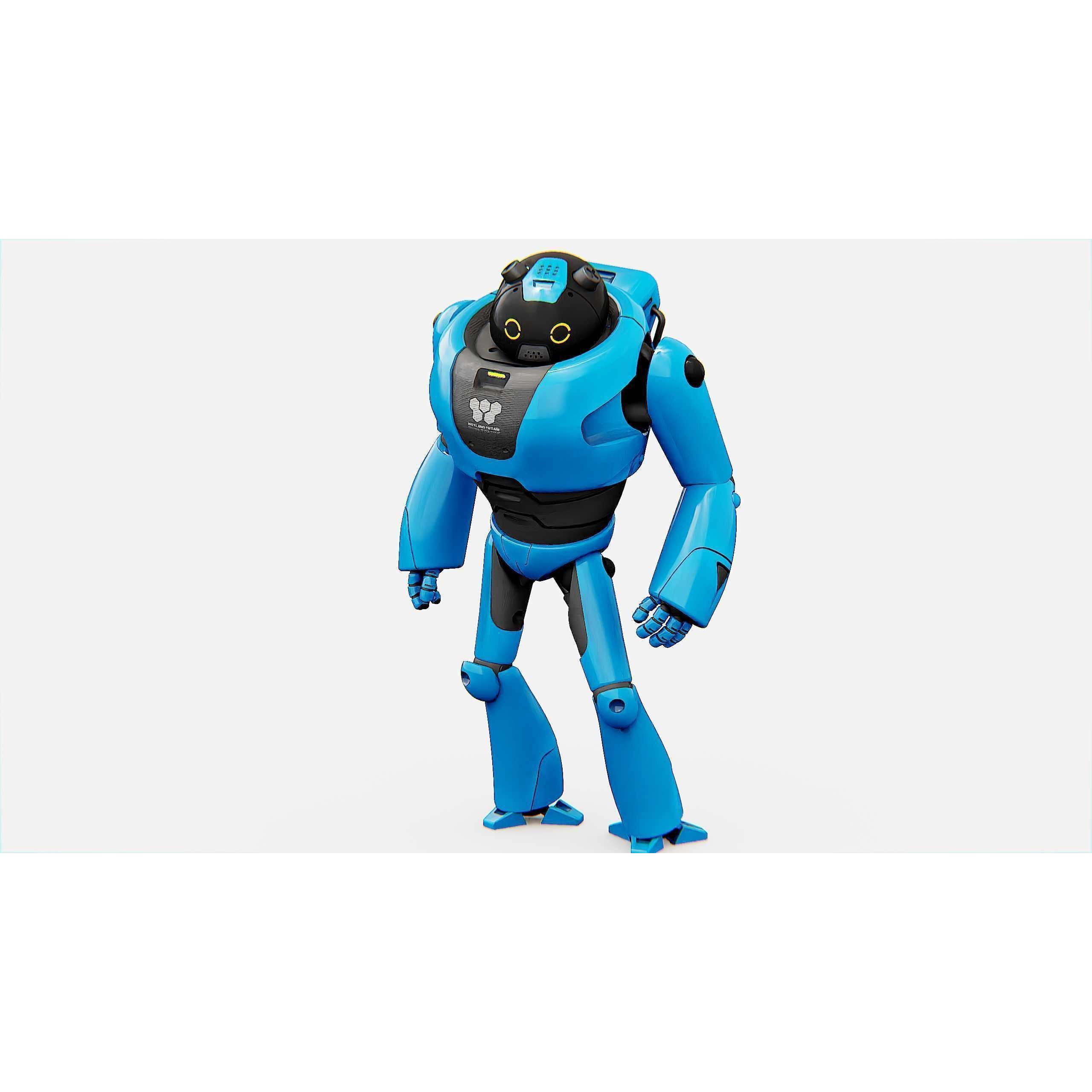 Toy Bot Tilo - Rigged Game-Ready 3D Model - View 18